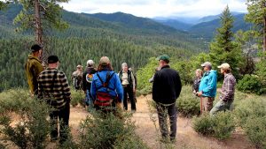 Rogue Forest Partners field trip to visit our Upper Applegate Watershed (UAW) project