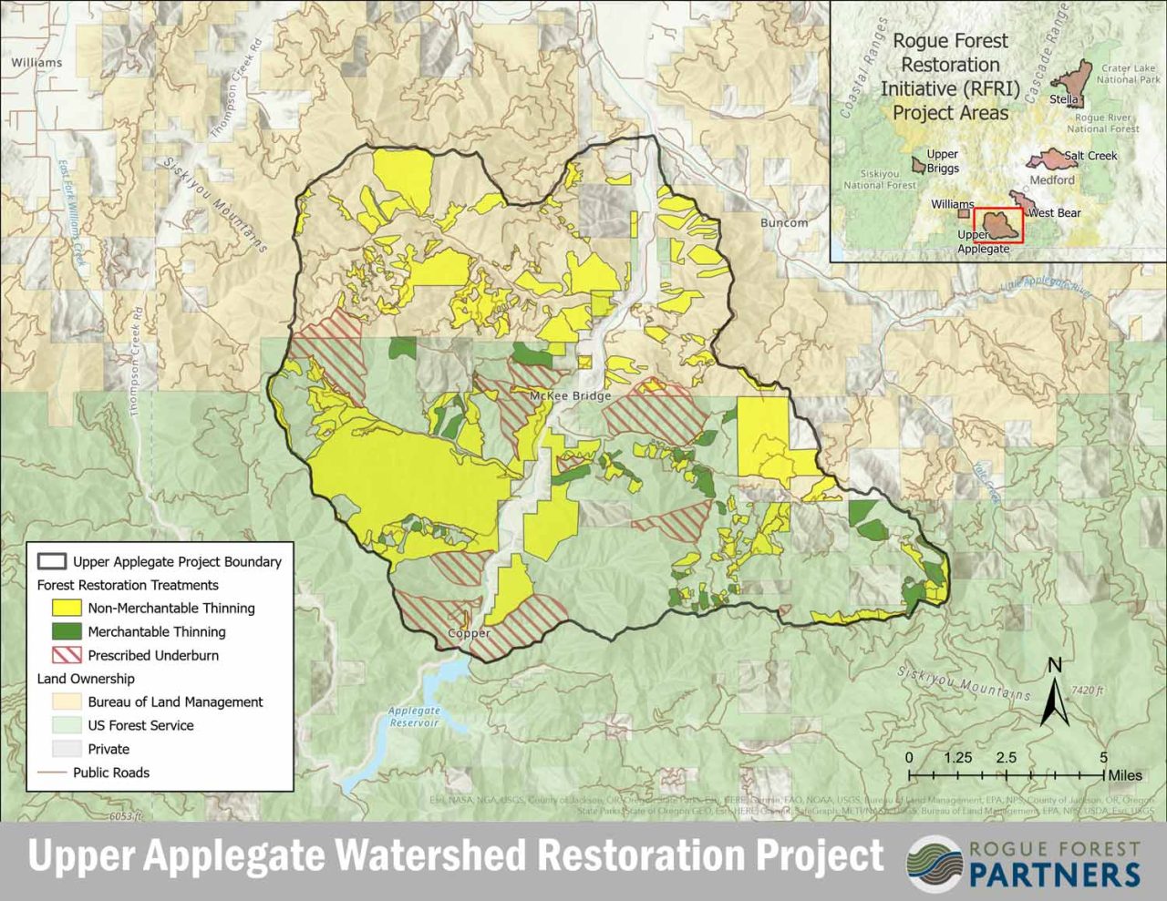 Upper Applegate Watershed Restoration Project in the Applegate Valley