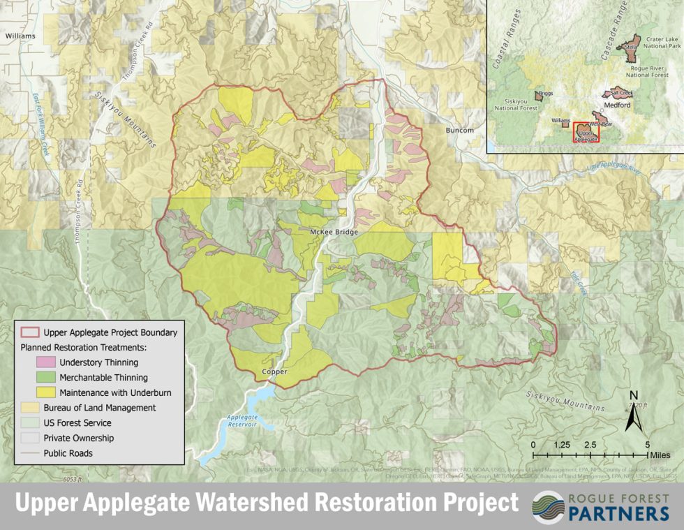 Upper Applegate Watershed Restoration Project in the Applegate Valley