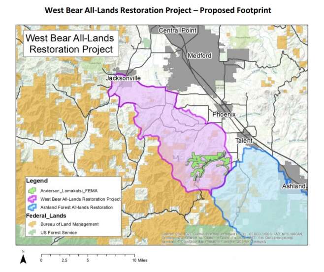 West Bear All-Lands Restoration Project southern Oregon